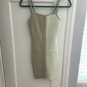 Fitted spaghetti strap dress